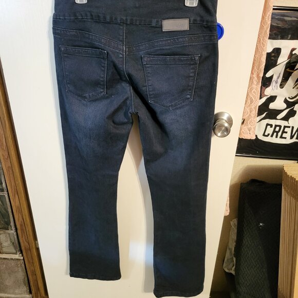 LOLA DARK WASH STRAIGHT LEG JEGGINGS JEANS SZ 8 - Picture 2 of 10